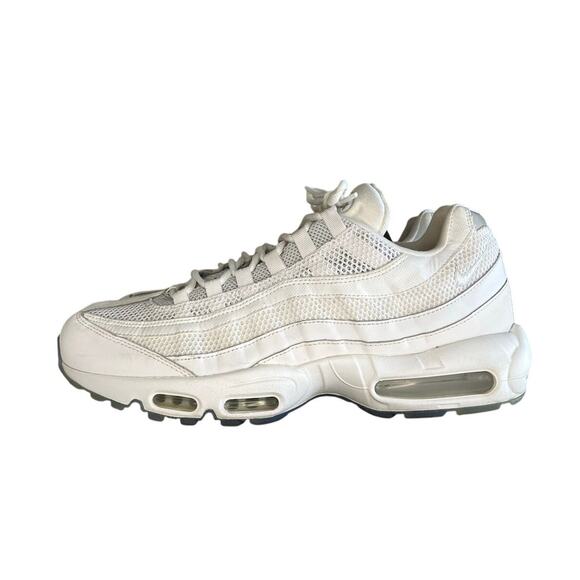 ***SOLD*** Nike Air Max 95 'Big Bubble' Mens Running Shoes Size 13 White - Picture 1 of 6